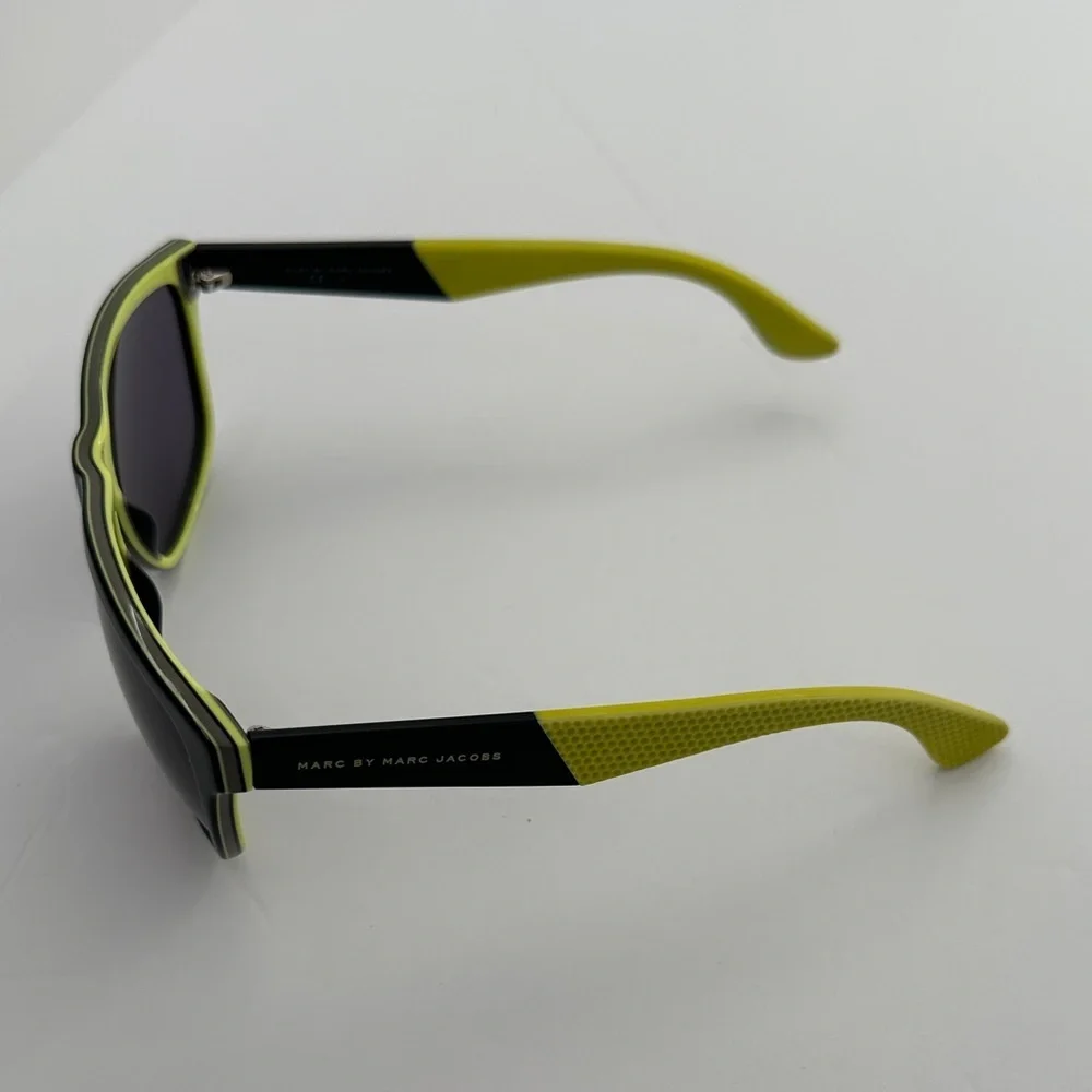 Marc by Marc Jacobs MMJ 417/S Black & Yellow Sunglasses | Unisex | Case Included